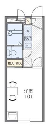 レオパレスソレーユの物件間取画像